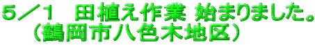 T^P@cA n܂܂B @@(߉sFؒnj